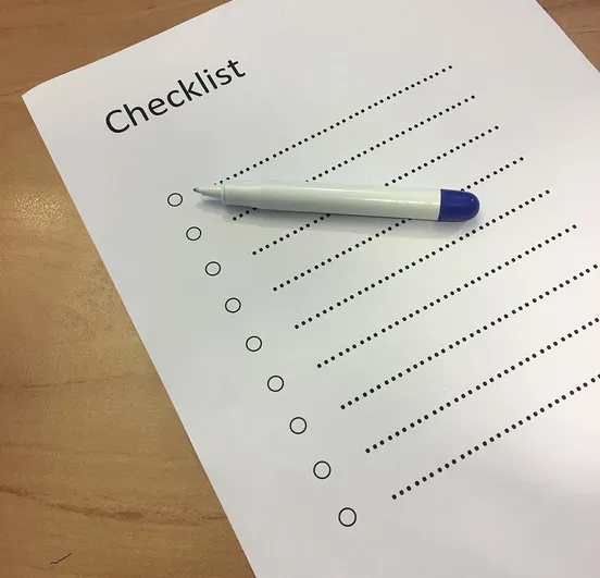 Agency Checklist 